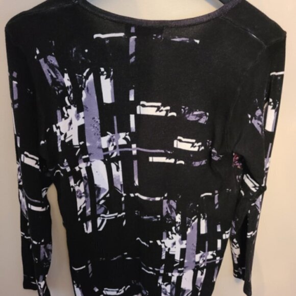 CASA DONNA Floral Design 3/4 Sleeve Sweater Size XL NWT - Picture 3 of 5